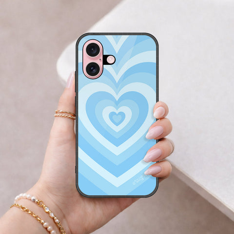 iPhone 16 - O'Nation Heartbeat Series - HQ Ultra Shine Premium Infinity Glass Soft Silicon Borders Case