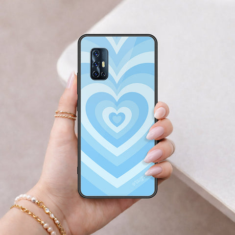 Vivo V17 Cover - O'Nation Heartbeat Series - HQ Ultra Shine Premium Infinity Glass Soft Silicon Borders Case