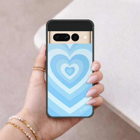 Google Pixel 7 Pro Cover - O'Nation Heartbeat Series - HQ Ultra Shine Premium Infinity Glass Soft Silicon Borders Case