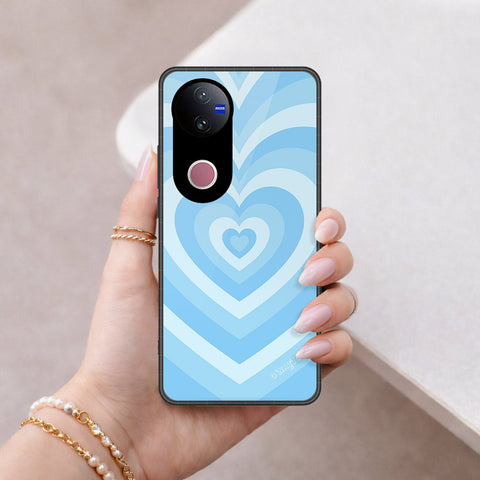 Vivo V50 Cover - O'Nation Heartbeat Series - HQ Ultra Shine Premium Infinity Glass Soft Silicon Borders Case