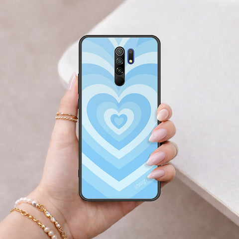 Xiaomi Redmi 9 Cover - O'Nation Heartbeat Series - HQ Ultra Shine Premium Infinity Glass Soft Silicon Borders Case