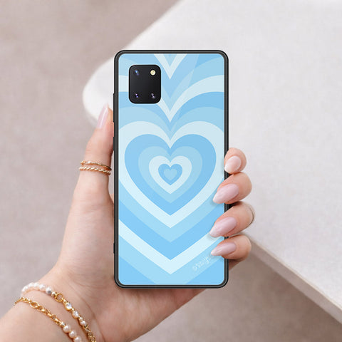 Samsung Galaxy Note 10 Lite Cover - O'Nation Heartbeat Series - HQ Ultra Shine Premium Infinity Glass Soft Silicon Borders Case