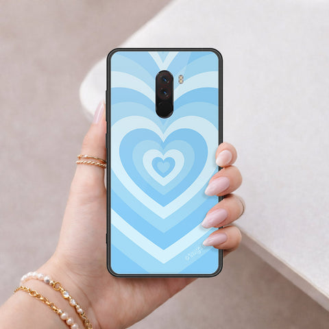 Xiaomi Pocophone F1 Cover - O'Nation Heartbeat Series - HQ Ultra Shine Premium Infinity Glass Soft Silicon Borders Case