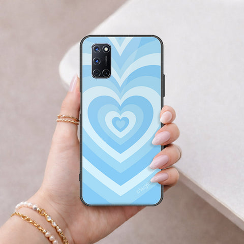 Oppo A92 Cover - O'Nation Heartbeat Series - HQ Ultra Shine Premium Infinity Glass Soft Silicon Borders Case