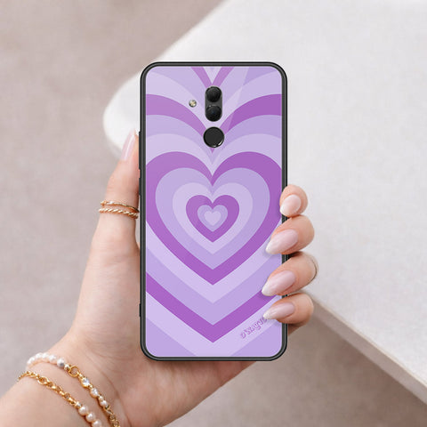 Huawei Mate 20 Lite Cover - O'Nation Heartbeat Series - HQ Ultra Shine Premium Infinity Glass Soft Silicon Borders Case
