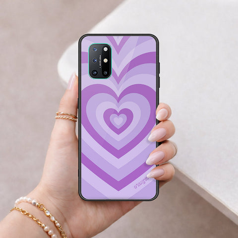 OnePlus 8T Cover - O'Nation Heartbeat Series - HQ Ultra Shine Premium Infinity Glass Soft Silicon Borders Case