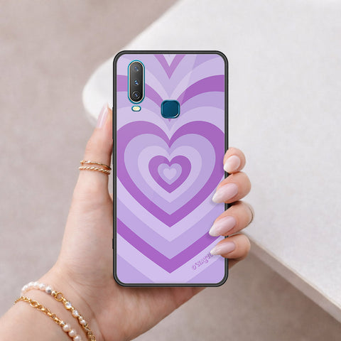 Vivo Y12 Cover - O'Nation Heartbeat Series - HQ Ultra Shine Premium Infinity Glass Soft Silicon Borders Case