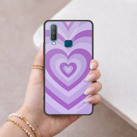 Vivo Y17 Cover - O'Nation Heartbeat Series - HQ Ultra Shine Premium Infinity Glass Soft Silicon Borders Case