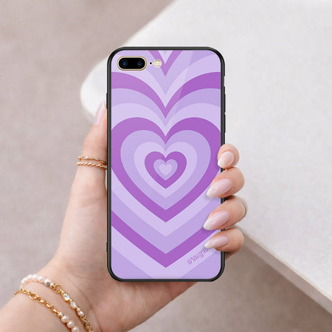iPhone 8 Plus / 7 Plus - O'Nation Heartbeat Series - HQ Ultra Shine Premium Infinity Glass Soft Silicon Borders Case