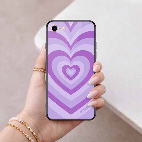 iPhone 8 / 7 - O'Nation Heartbeat Series - HQ Ultra Shine Premium Infinity Glass Soft Silicon Borders Case