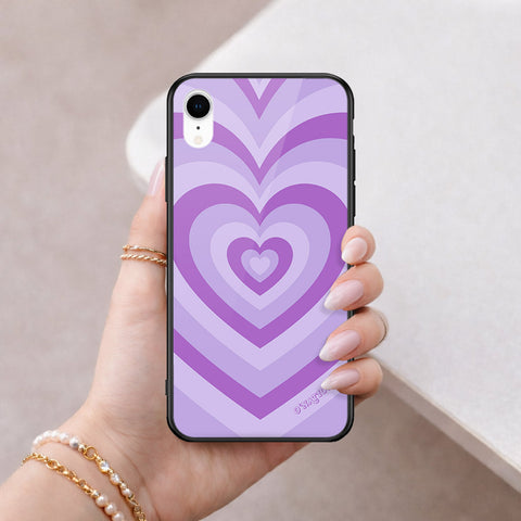 iPhone XR - O'Nation Heartbeat Series - HQ Ultra Shine Premium Infinity Glass Soft Silicon Borders Case