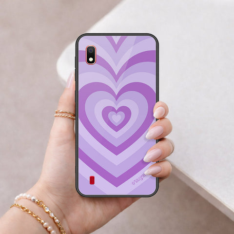 Samsung Galaxy A10 Cover - O'Nation Heartbeat Series - HQ Ultra Shine Premium Infinity Glass Soft Silicon Borders Case