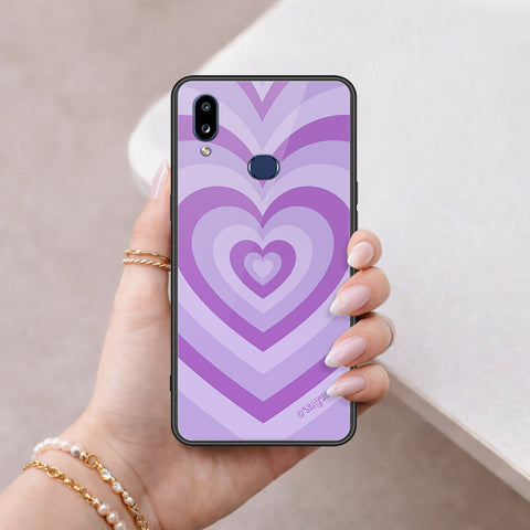 Samsung Galaxy A10s Cover - O'Nation Heartbeat Series - HQ Ultra Shine Premium Infinity Glass Soft Silicon Borders Case