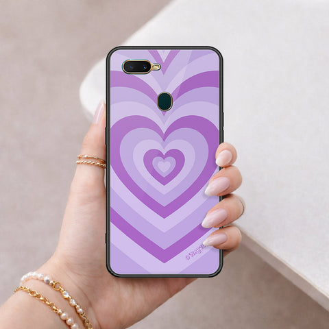 Oppo A11k Cover - O'Nation Heartbeat Series - HQ Ultra Shine Premium Infinity Glass Soft Silicon Borders Case