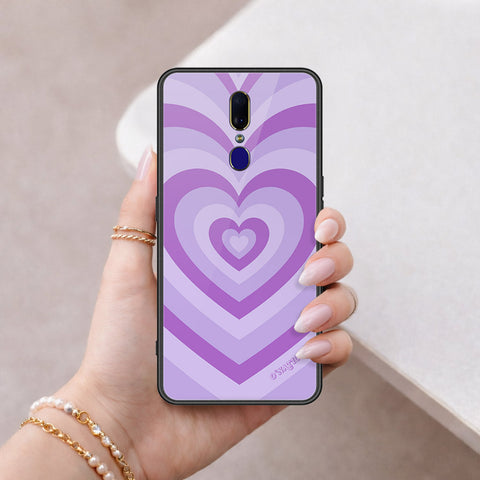 Oppo F11 Cover - O'Nation Heartbeat Series - HQ Ultra Shine Premium Infinity Glass Soft Silicon Borders Case