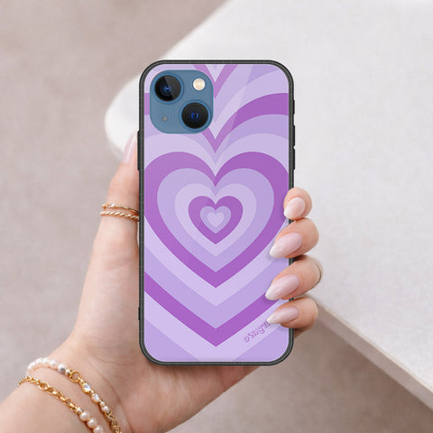 iPhone 13 Cover - O'Nation Heartbeat Series - HQ Ultra Shine Premium Infinity Glass Soft Silicon Borders Case
