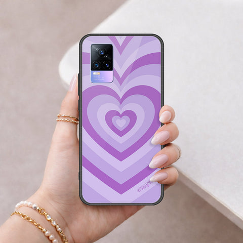 Vivo V21e Cover - O'Nation Heartbeat Series - HQ Ultra Shine Premium Infinity Glass Soft Silicon Borders Case