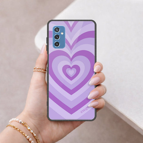 Samsung Galaxy M52 5G Cover - O'Nation Heartbeat Series - HQ Ultra Shine Premium Infinity Glass Soft Silicon Borders Case