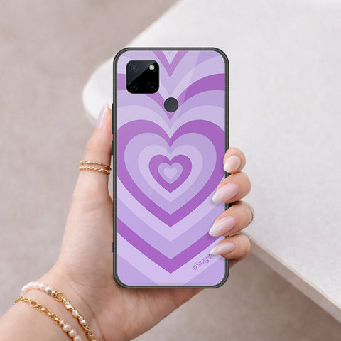 Realme C25Y Cover - O'Nation Heartbeat Series - HQ Ultra Shine Premium Infinity Glass Soft Silicon Borders Case