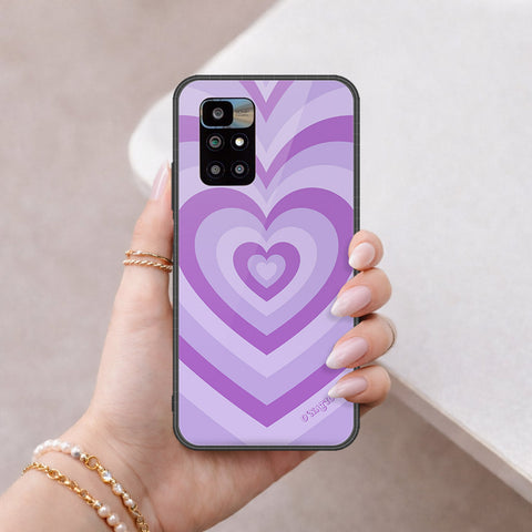 Xiaomi Redmi 10 Prime Cover - O'Nation Heartbeat Series - HQ Ultra Shine Premium Infinity Glass Soft Silicon Borders Case