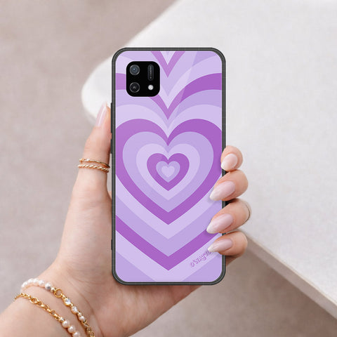 Oppo A16K Cover - O'Nation Heartbeat Series - HQ Ultra Shine Premium Infinity Glass Soft Silicon Borders Case