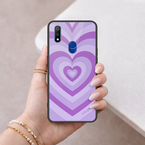 Realme 3 Pro Cover - O'Nation Heartbeat Series - HQ Ultra Shine Premium Infinity Glass Soft Silicon Borders Case