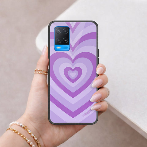 Oppo A54 4G Cover - O'Nation Heartbeat Series - HQ Ultra Shine Premium Infinity Glass Soft Silicon Borders Case