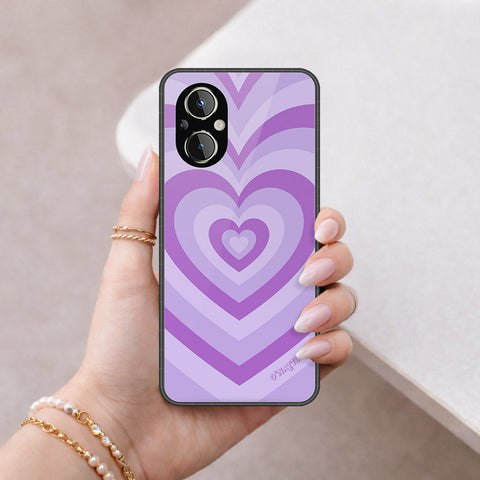 Oppo Reno 7Z 5G Cover - O'Nation Heartbeat Series - HQ Ultra Shine Premium Infinity Glass Soft Silicon Borders Case