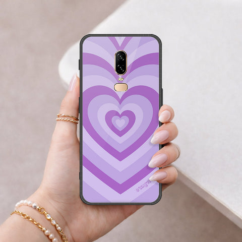 OnePlus 6 Cover - O'Nation Heartbeat Series - HQ Ultra Shine Premium Infinity Glass Soft Silicon Borders Case
