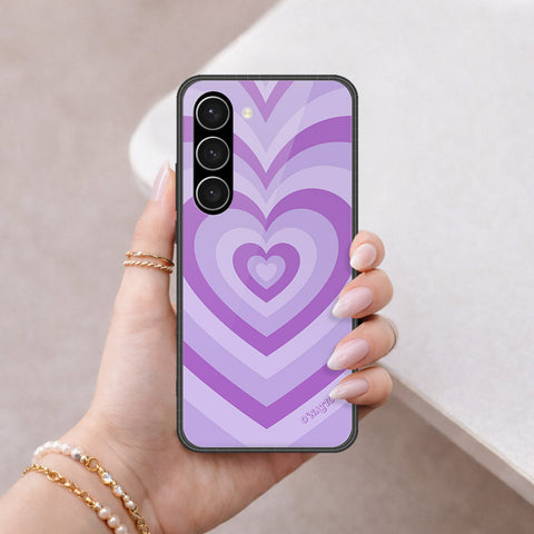 Samsung Galaxy S23 Plus 5G Cover - O'Nation Heartbeat Series - HQ Ultra Shine Premium Infinity Glass Soft Silicon Borders Case