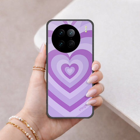 Vivo X90 Pro Cover - O'Nation Heartbeat Series - HQ Ultra Shine Premium Infinity Glass Soft Silicon Borders Case