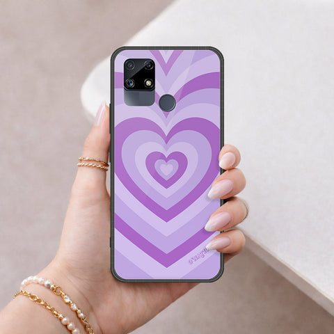 Realme Narzo 20 Cover - O'Nation Heartbeat Series - HQ Ultra Shine Premium Infinity Glass Soft Silicon Borders Case