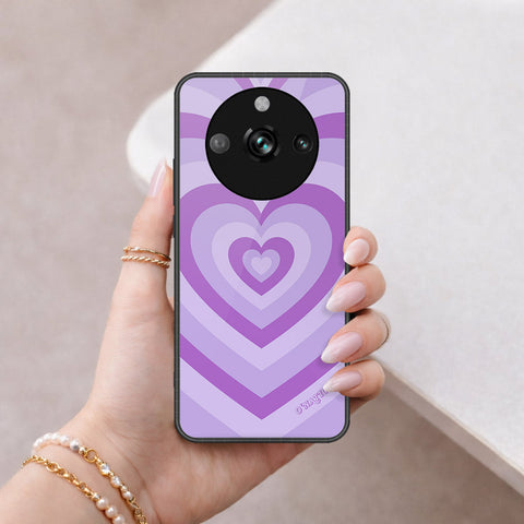 Realme 11 Pro Cover - O'Nation Heartbeat Series - HQ Ultra Shine Premium Infinity Glass Soft Silicon Borders Case