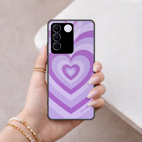 Vivo S16e Cover - O'Nation Heartbeat Series - HQ Ultra Shine Premium Infinity Glass Soft Silicon Borders Case