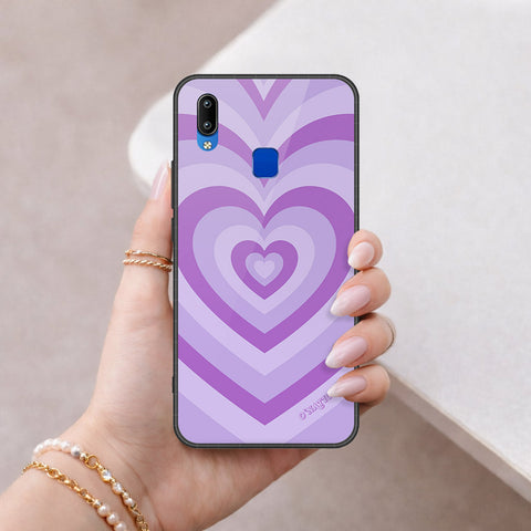 Vivo Y91i Cover - O'Nation Heartbeat Series - HQ Ultra Shine Premium Infinity Glass Soft Silicon Borders Case