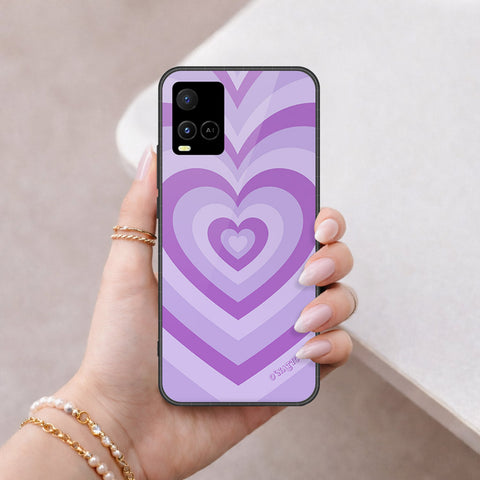 Vivo Y32 Cover - O'Nation Heartbeat Series - HQ Ultra Shine Premium Infinity Glass Soft Silicon Borders Case