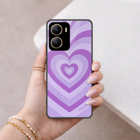 Vivo Y35m Cover - O'Nation Heartbeat Series - HQ Ultra Shine Premium Infinity Glass Soft Silicon Borders Case