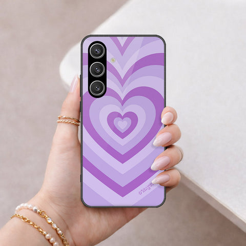 Samsung Galaxy S26 Cover - O'Nation Heartbeat Series - HQ Ultra Shine Premium Infinity Glass Soft Silicon Borders Case
