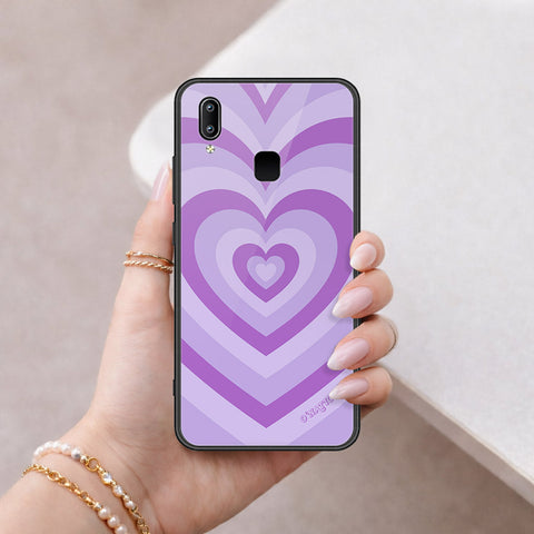 Vivo V9 Cover - O'Nation Heartbeat Series - HQ Ultra Shine Premium Infinity Glass Soft Silicon Borders Case