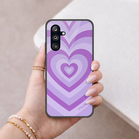 Samsung Galaxy A56 Cover - O'Nation Heartbeat Series - HQ Ultra Shine Premium Infinity Glass Soft Silicon Borders Case