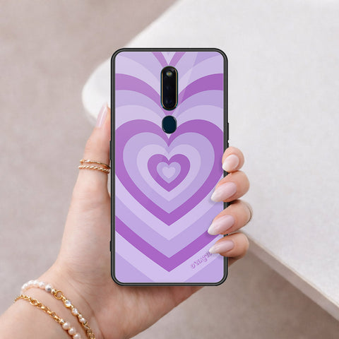 Oppo R19 Cover - O'Nation Heartbeat Series - HQ Ultra Shine Premium Infinity Glass Soft Silicon Borders Case