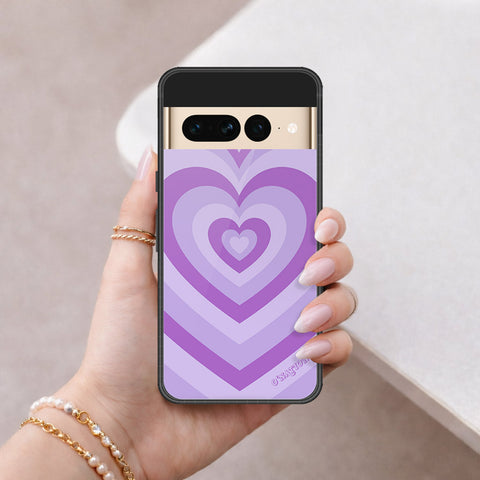 Google Pixel 7 Pro Cover - O'Nation Heartbeat Series - HQ Ultra Shine Premium Infinity Glass Soft Silicon Borders Case