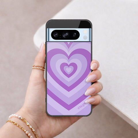 Google Pixel 8 Pro Cover - O'Nation Heartbeat Series - HQ Ultra Shine Premium Infinity Glass Soft Silicon Borders Case