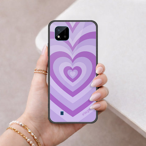 Realme C20A Cover - O'Nation Heartbeat Series - HQ Ultra Shine Premium Infinity Glass Soft Silicon Borders Case
