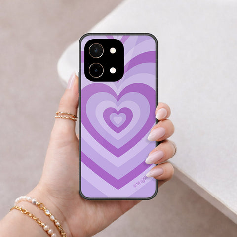Vivo Y28 4G Cover - O'Nation Heartbeat Series - HQ Ultra Shine Premium Infinity Glass Soft Silicon Borders Case