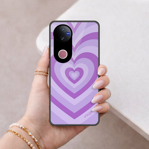 Vivo V50 Cover - O'Nation Heartbeat Series - HQ Ultra Shine Premium Infinity Glass Soft Silicon Borders Case