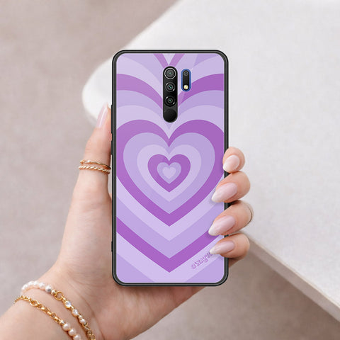 Xiaomi Redmi 9 Cover - O'Nation Heartbeat Series - HQ Ultra Shine Premium Infinity Glass Soft Silicon Borders Case