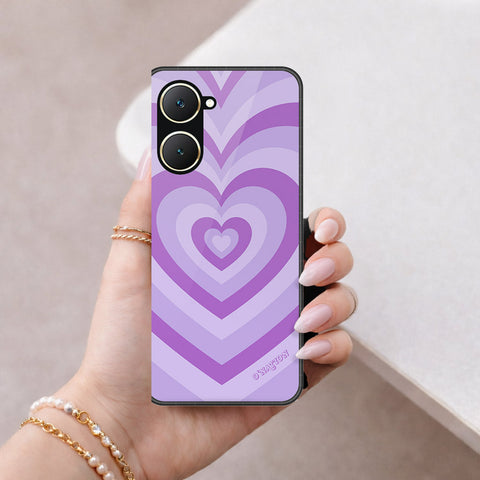 Vivo Y18 Cover - O'Nation Heartbeat Series - HQ Ultra Shine Premium Infinity Glass Soft Silicon Borders Case