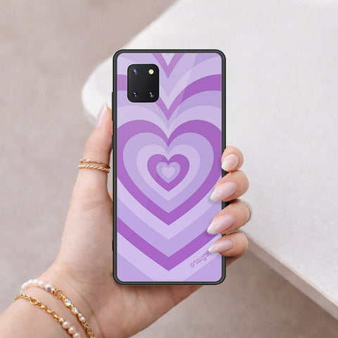 Samsung Galaxy Note 10 Lite Cover - O'Nation Heartbeat Series - HQ Ultra Shine Premium Infinity Glass Soft Silicon Borders Case