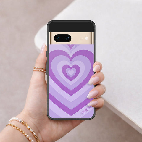Google Pixel 7 Cover - O'Nation Heartbeat Series - HQ Ultra Shine Premium Infinity Glass Soft Silicon Borders Case